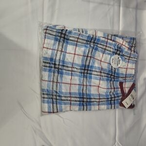 Plaid Pajama Pants in Blue and Red